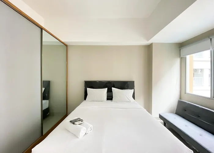 Homey And Cozy Stay Studio Gateway Park Lrt City Bekasi Apartment By Travelio